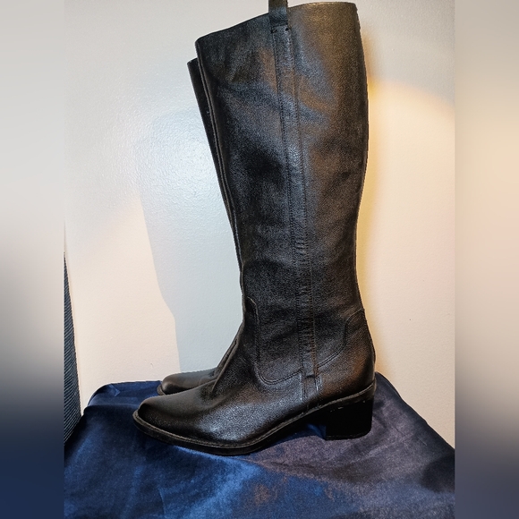 Calvin Klein Haydee Leather Women's Boots Size 8 - Picture 2 of 8